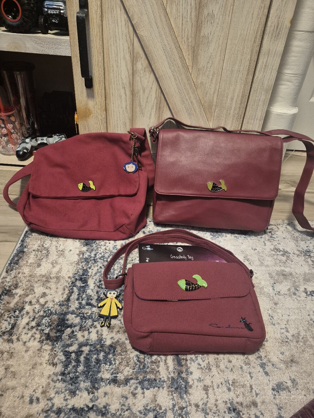 Coraline crossbody purse bundle